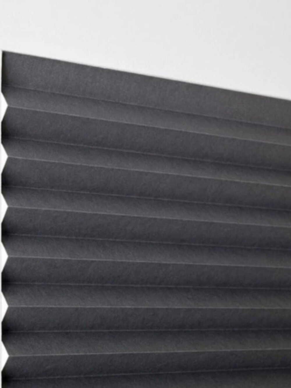 4-Pack SCHOTTIS 104.313.77 Black-out pleated blind, dark gray, 40x75